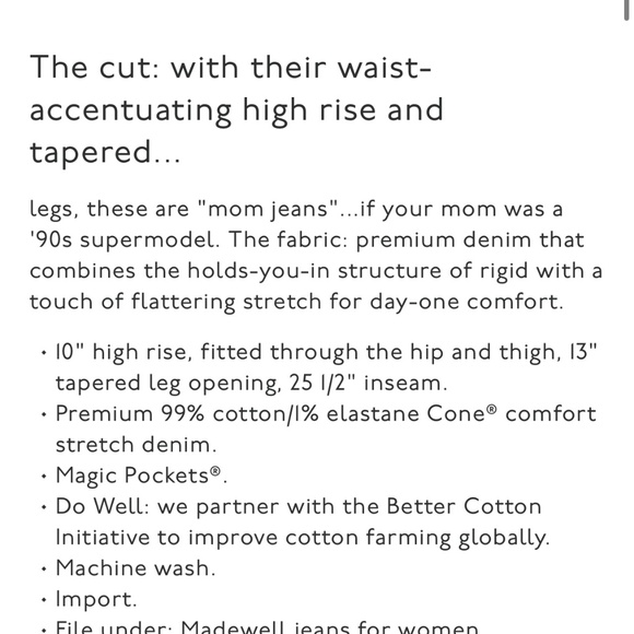 Madewell The Petite Perfect Vintage Jean in Haight Wash - Picture 3 of 7